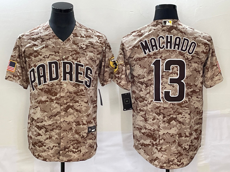 Men's San Diego Padres #13 Manny Machado Camo Cool Base Stitched Jersey Men's San Diego Padres #13 Manny Machado Camo Cool Base Stitched Jersey